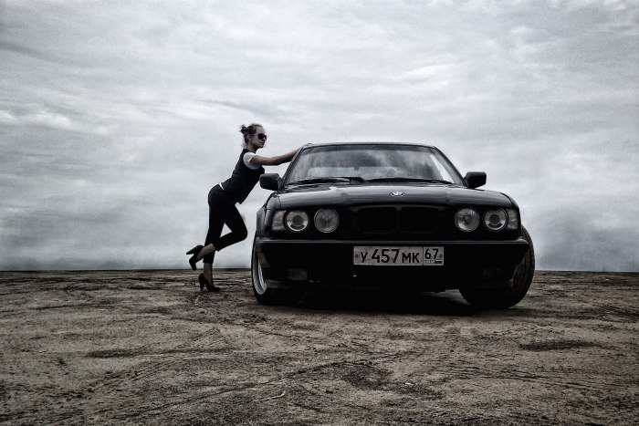 BMW e34 бандитская