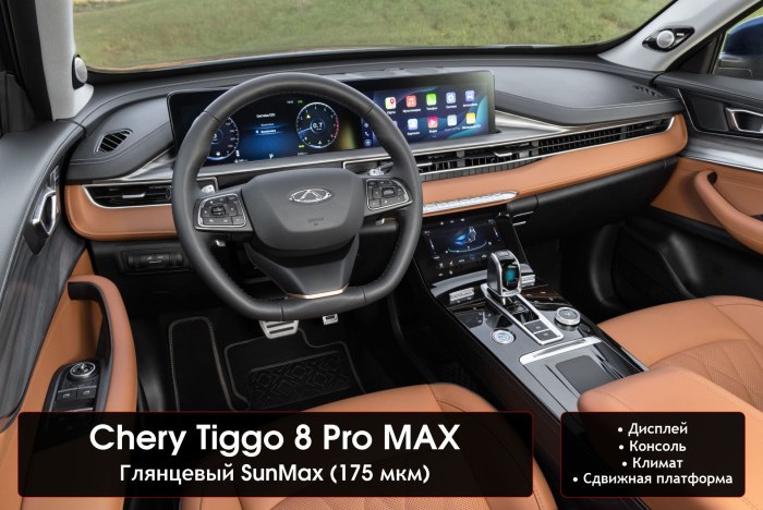 Chery Tiggo 8 Pro Max салон