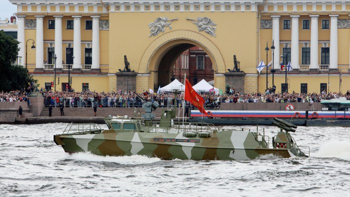 Военно-морской парад в Санкт-Петербурге 2022