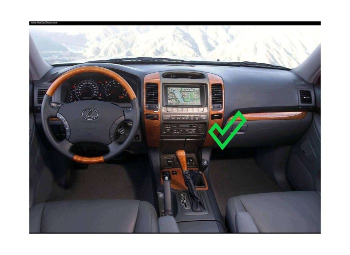 Lexus gx470 2003 Interior