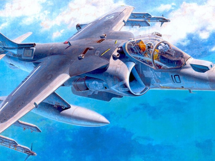 Cамолет av-8b "Харриер" II