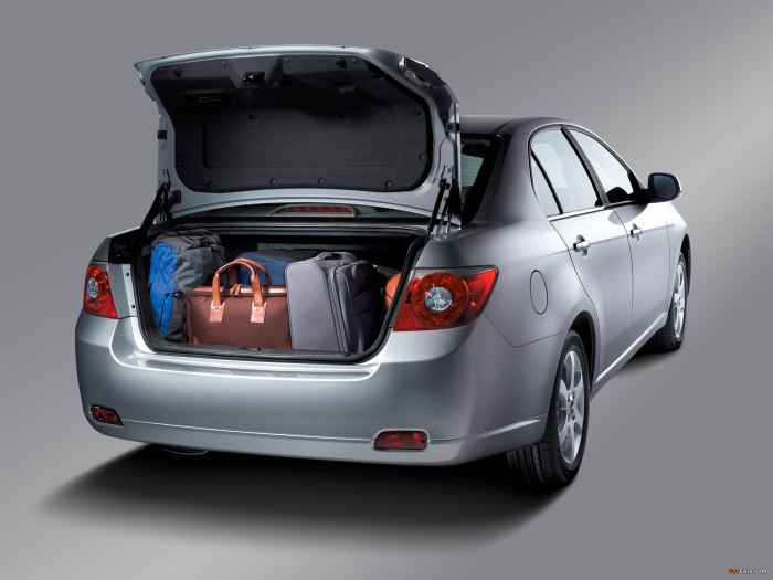 Chevrolet Epica 2011 габариты