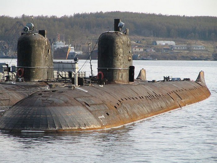 Кладбище атомных подводных лодок Мурманск