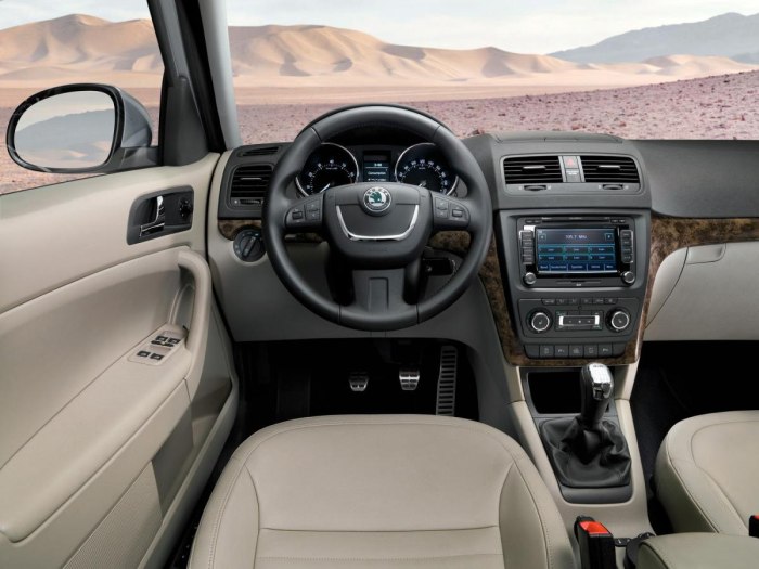 Skoda Yeti 2011 Interior