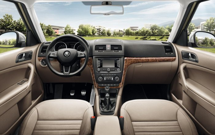Skoda Yeti 2018 салон