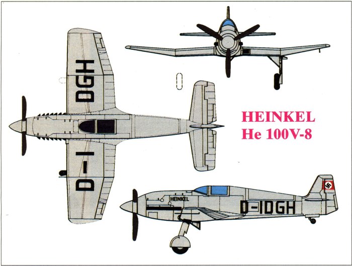 Heinkel he 277 чертеж