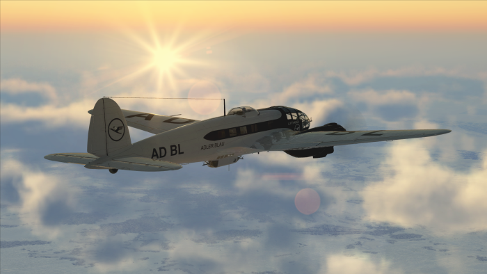 He 70f-2 самолет-разведчик ВВС Испании