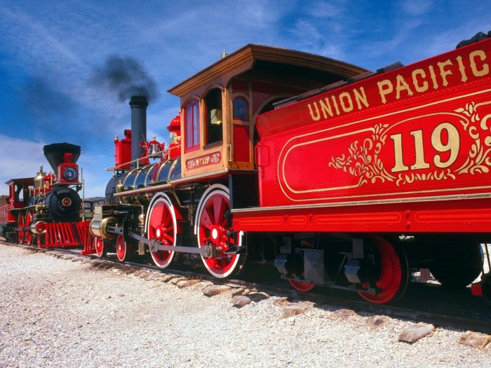 Паровоз Union Pacific 119