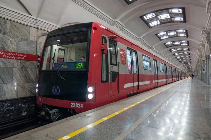 Поезда метрополитена Санкт Петербурга