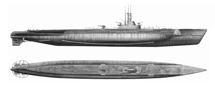 Подводная лодка «gato» (SS-212)