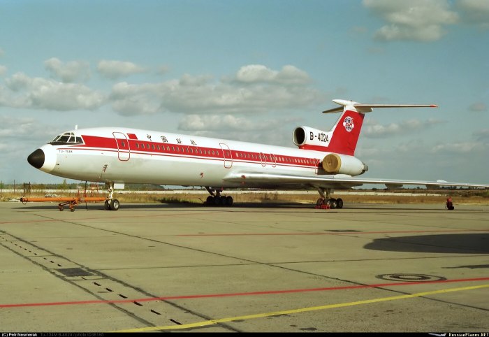 Ту-154 China CAAC