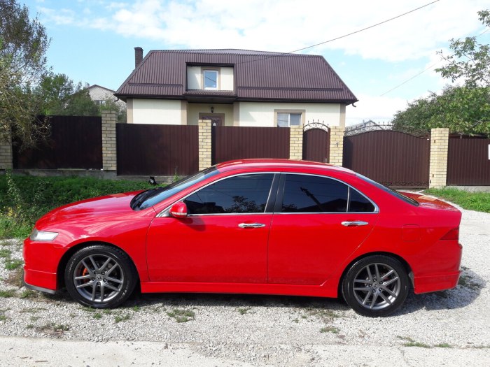 Honda Accord 7 Type s красный
