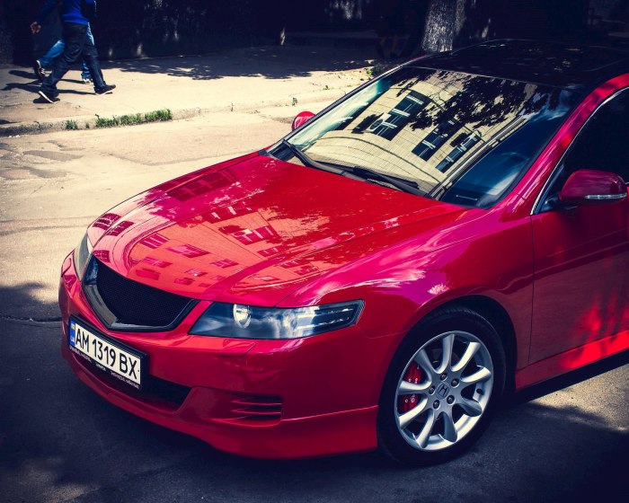 Honda Accord 7 красный