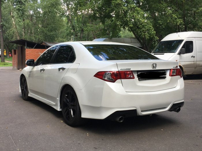 Honda Accord 2008 Type s белая