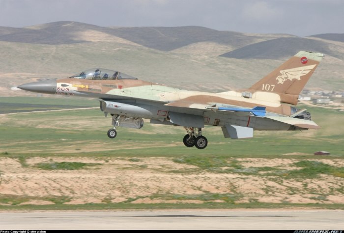 Ф 16 Израиля