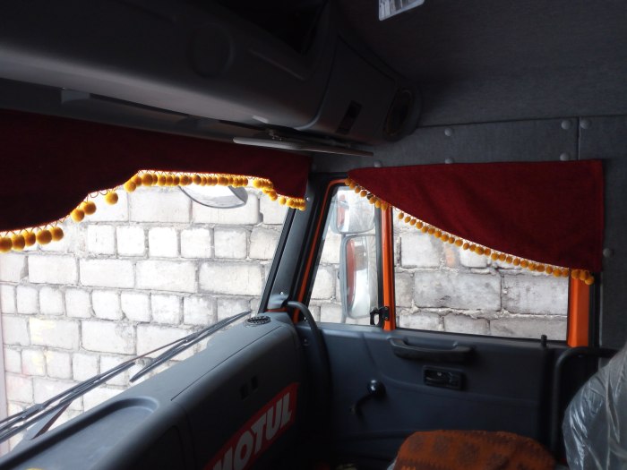 Шторки в кабину КАМАЗ 43118