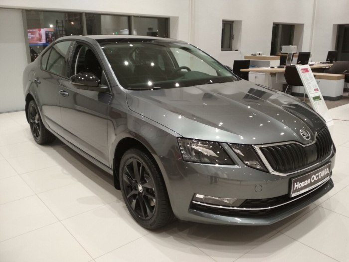 Skoda Octavia 2021 серый металлик