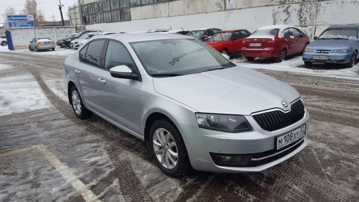 Skoda Octavia a8 серебристый