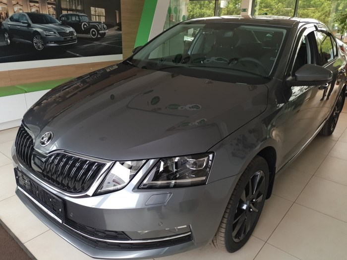 Skoda Octavia 2021 серый металлик