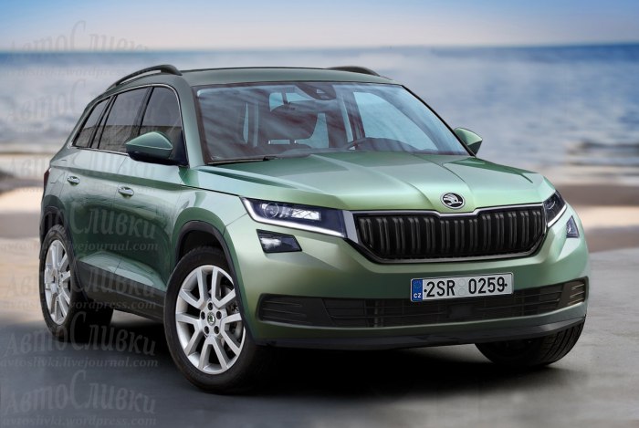 Skoda Kodiaq 2020 зеленый