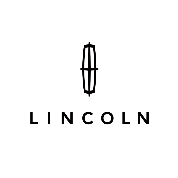Значок Lincoln на темном фоне