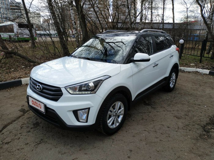 Hyundai Creta белая с черной крышей