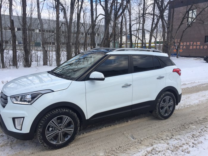 Hyundai Creta 2 белая с черной крышей