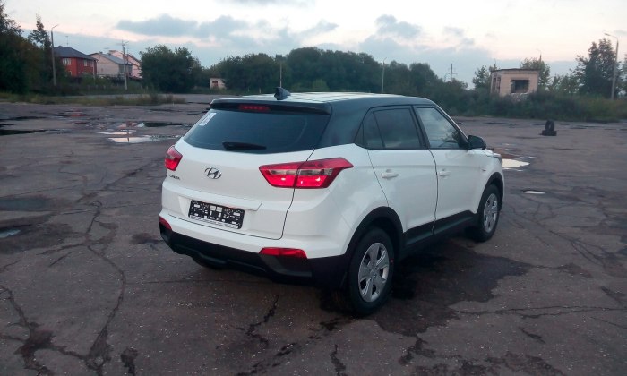 Hyundai Creta с черной крышей