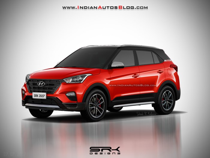 Hyundai Creta 2020 красная