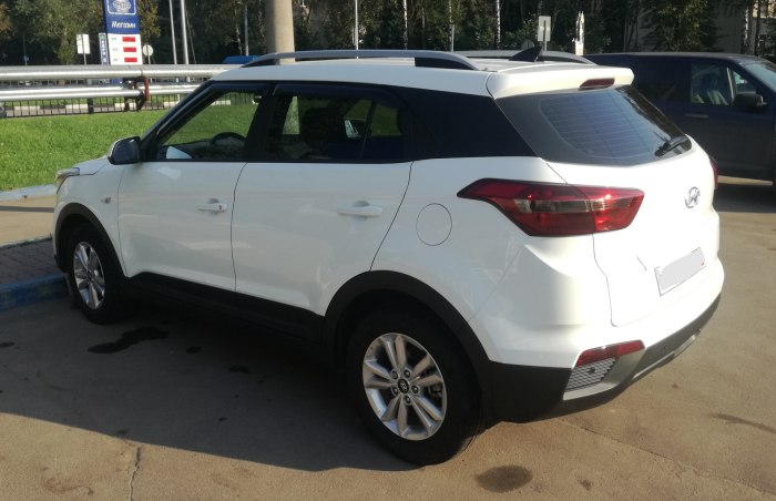 Hyundai Creta белая с черной крышей