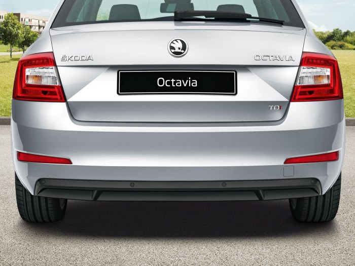 Škoda Octavia сзади