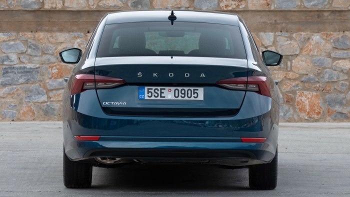Skoda Octavia 2020 сзади