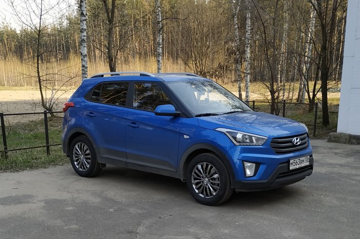 Hyundai Creta синяя