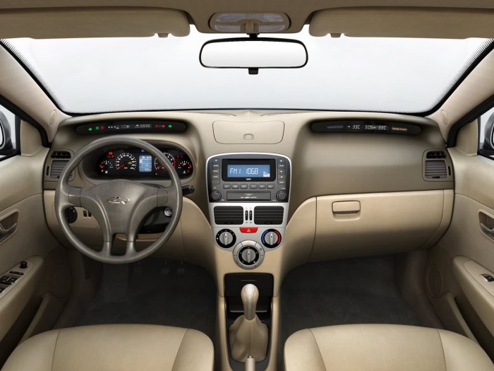 Chery a13 салон