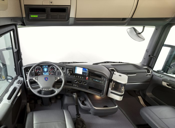 Кабина внутри Скания g400