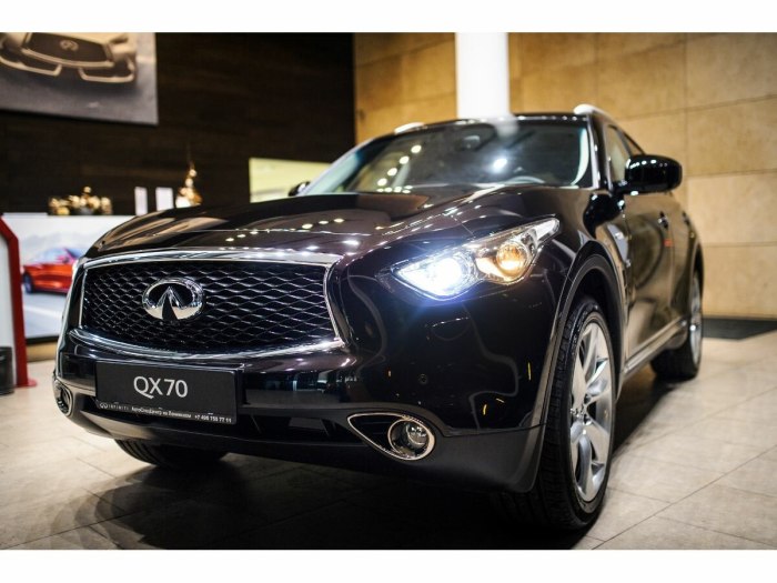 Черная Инфинити qx70 2017