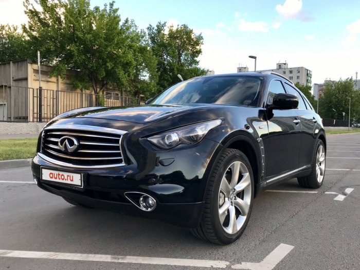 Infiniti fx37 черный