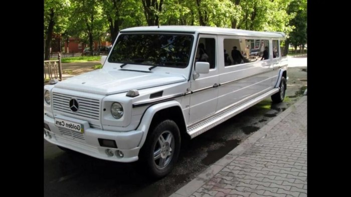 Mercedes Гелик лимузин