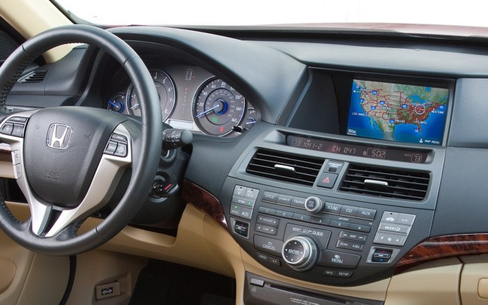 Honda Crosstour панель дисплея