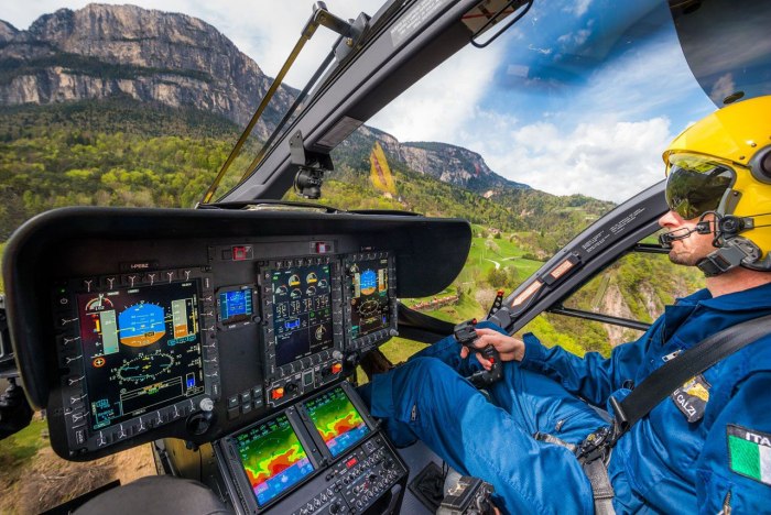 H145 вертолет кабина