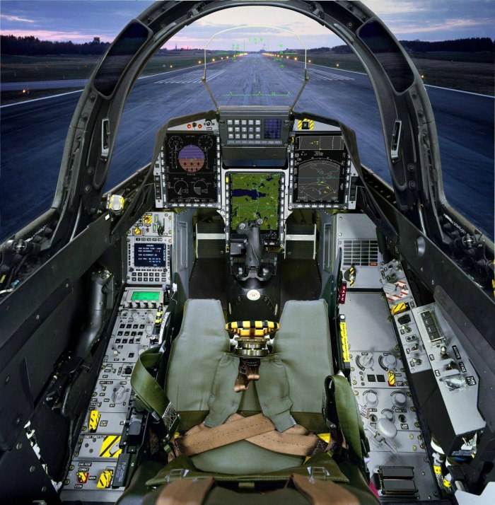 Jas 39 Gripen кабина