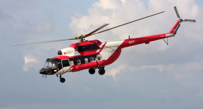 Пожарный вертолет ми-8