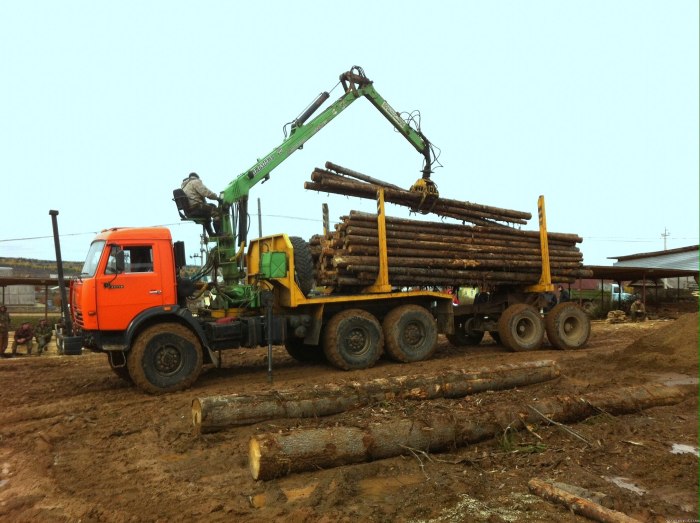 КАМАЗ 43118 Фискарс сортиментовоз