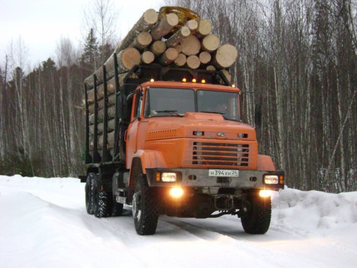 КРАЗ 6322 лесовоз