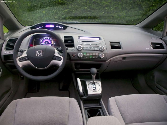 Honda Civic Hybrid 2008 салон