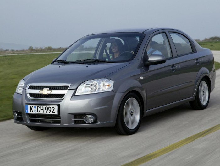 Chevrolet Aveo 1 седан