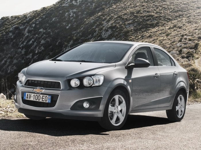 Chevrolet Aveo t300 седан