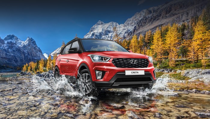 Hyundai Creta 2020 красная