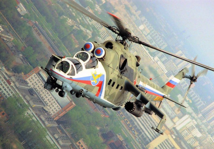Боевой вертолёт ми-24