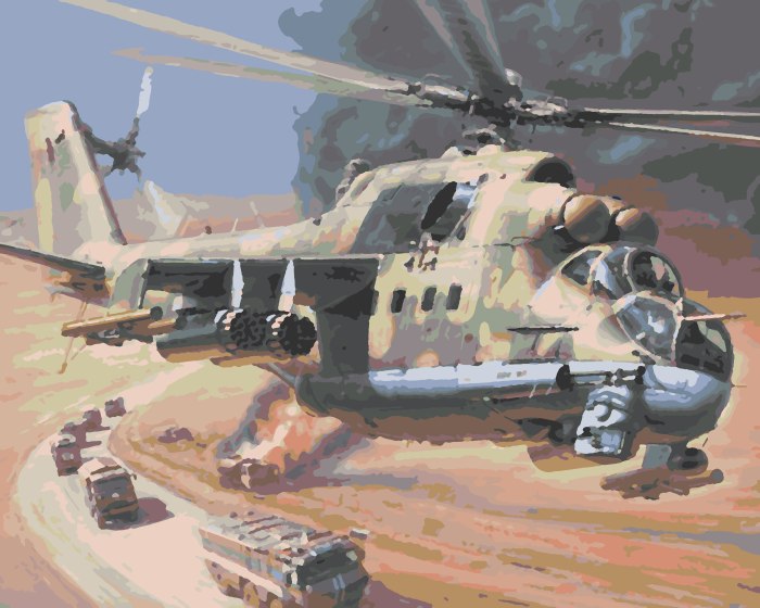 Военный вертолёт ми 24